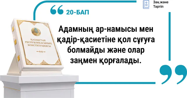 20-бап. Адамның ар-намысы мен қадір-қасиеті