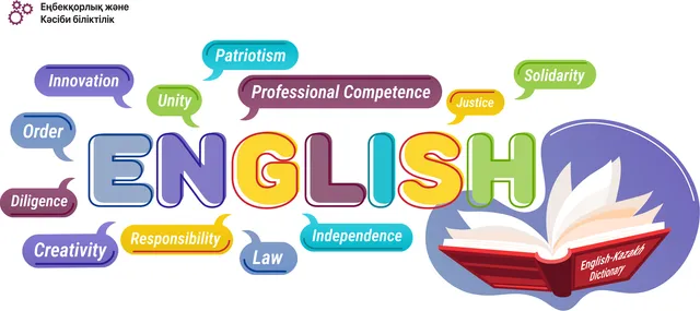 English. Құндылықтар бұлты