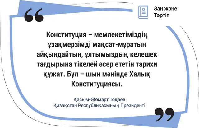 Конституция – мемлекетіміздің ұзақмерзімді мақсат-мұраты